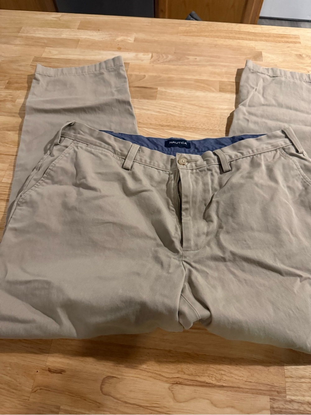 Nautica Men's Light Khaki Chino Pants - Beige